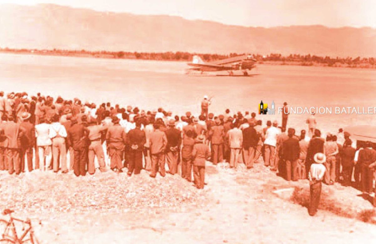 El primer Douglas que aterrizó en Pocito