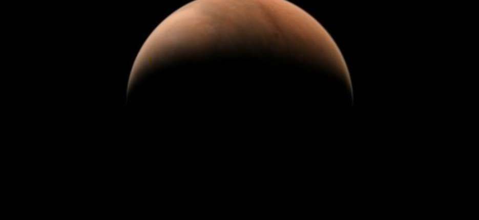 La NASA difundió una imagen de Marte. Mirá qué se forma