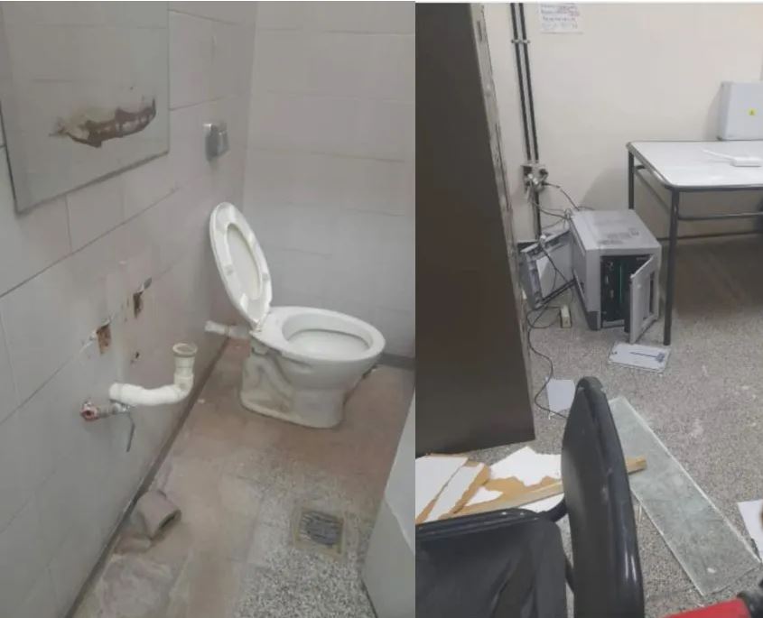 Roban y dañan a la Escuela Kirchner, ubicada en el barrio Salomón, en Campo Afuera, Albardón,