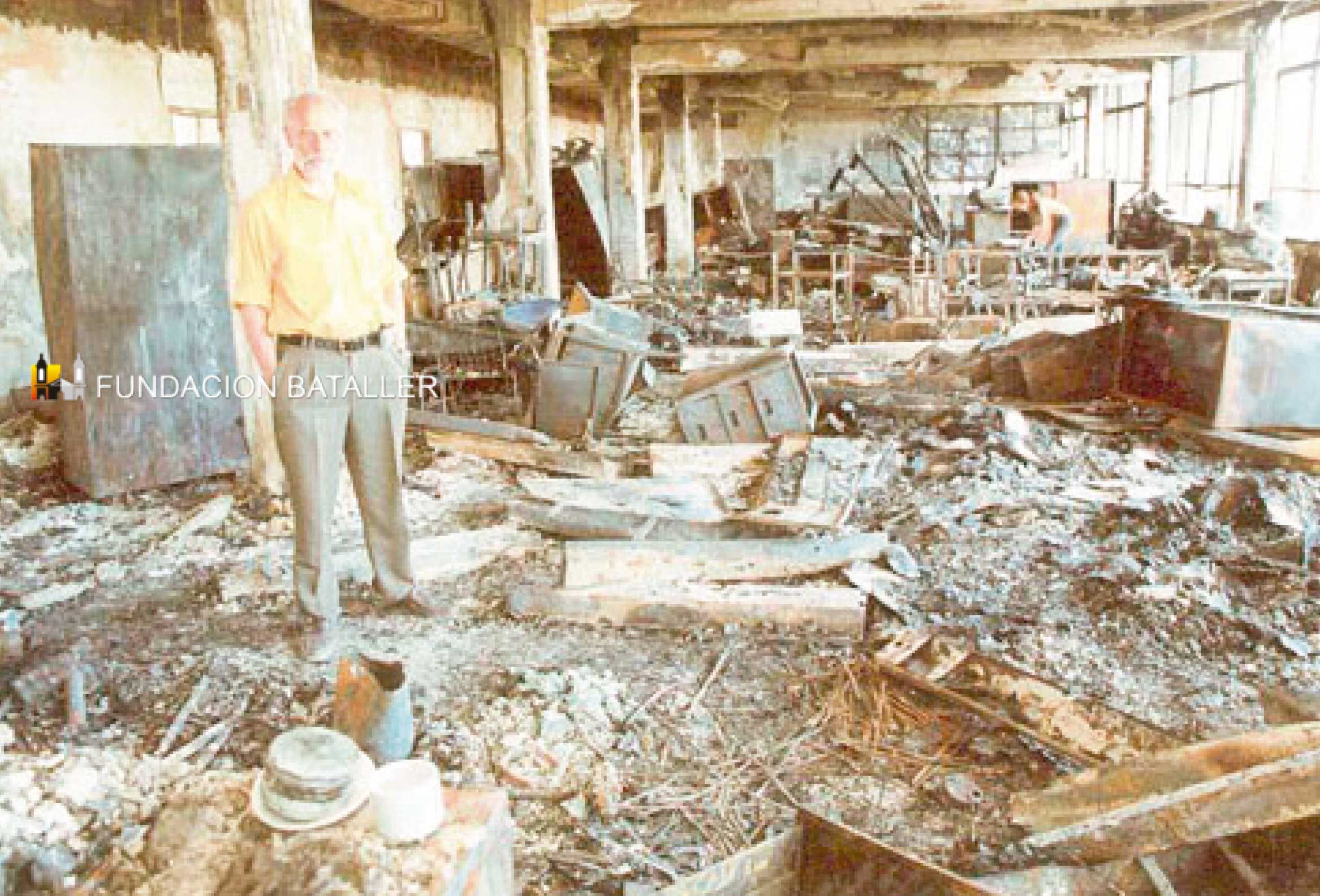 El día que se incendió el rectorado