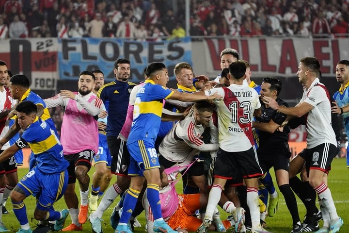 River Le Ganó A Boca En El Final Y Los Futbolistas Protagonizaron Una ...