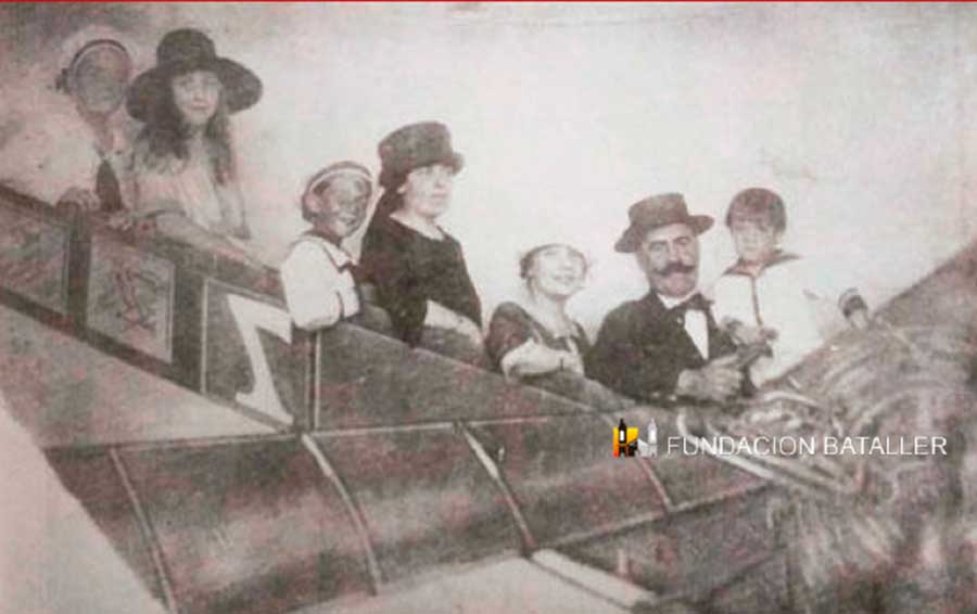 Foto en el avión