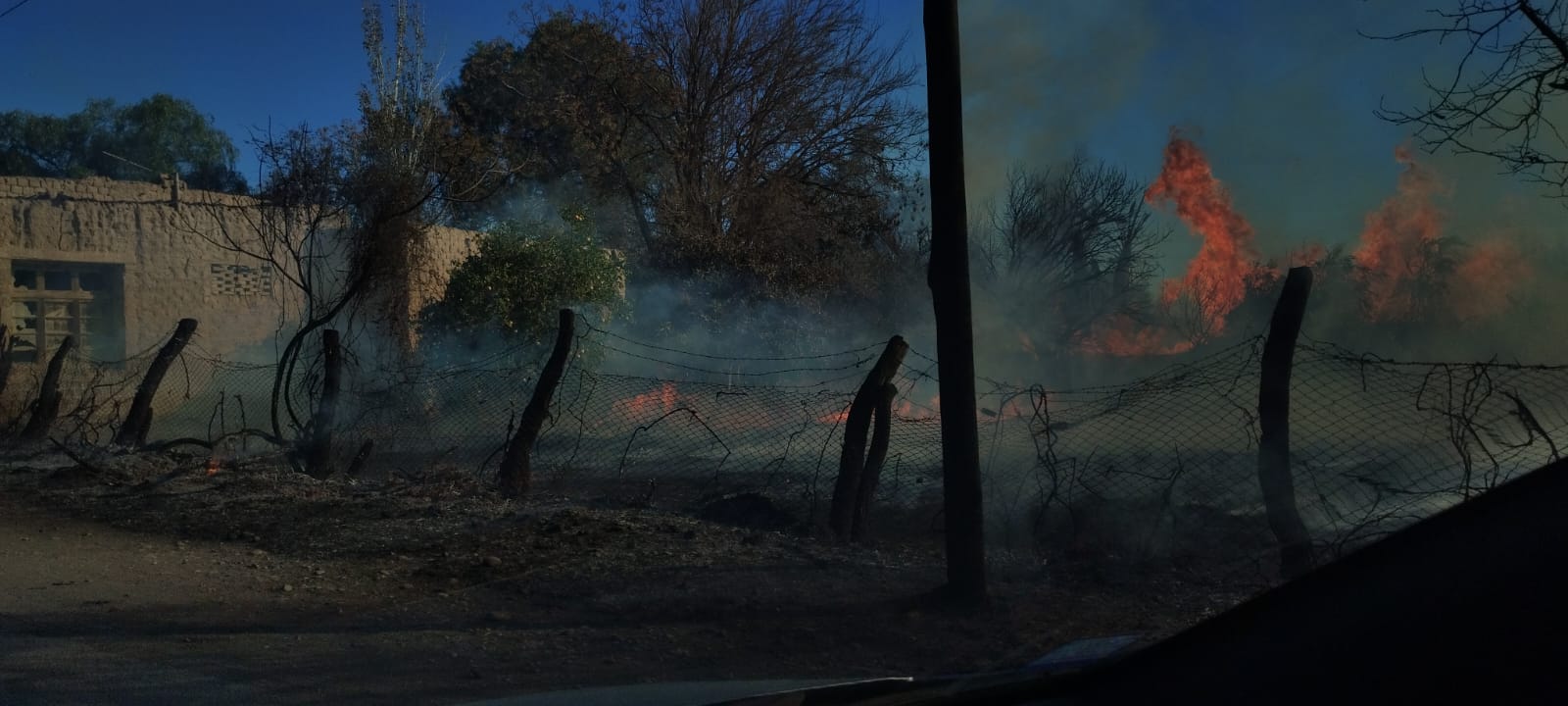 Incendio en Rivadavia. Ver fotos