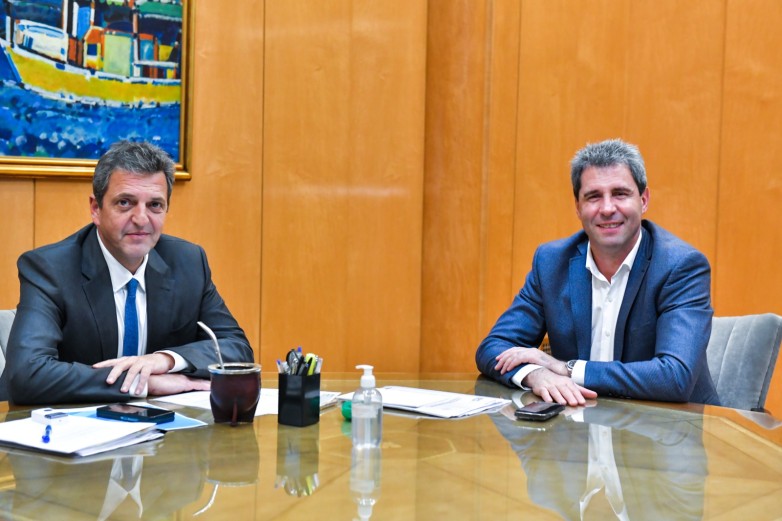 Uñac se reunió con Massa en Buenos Aires