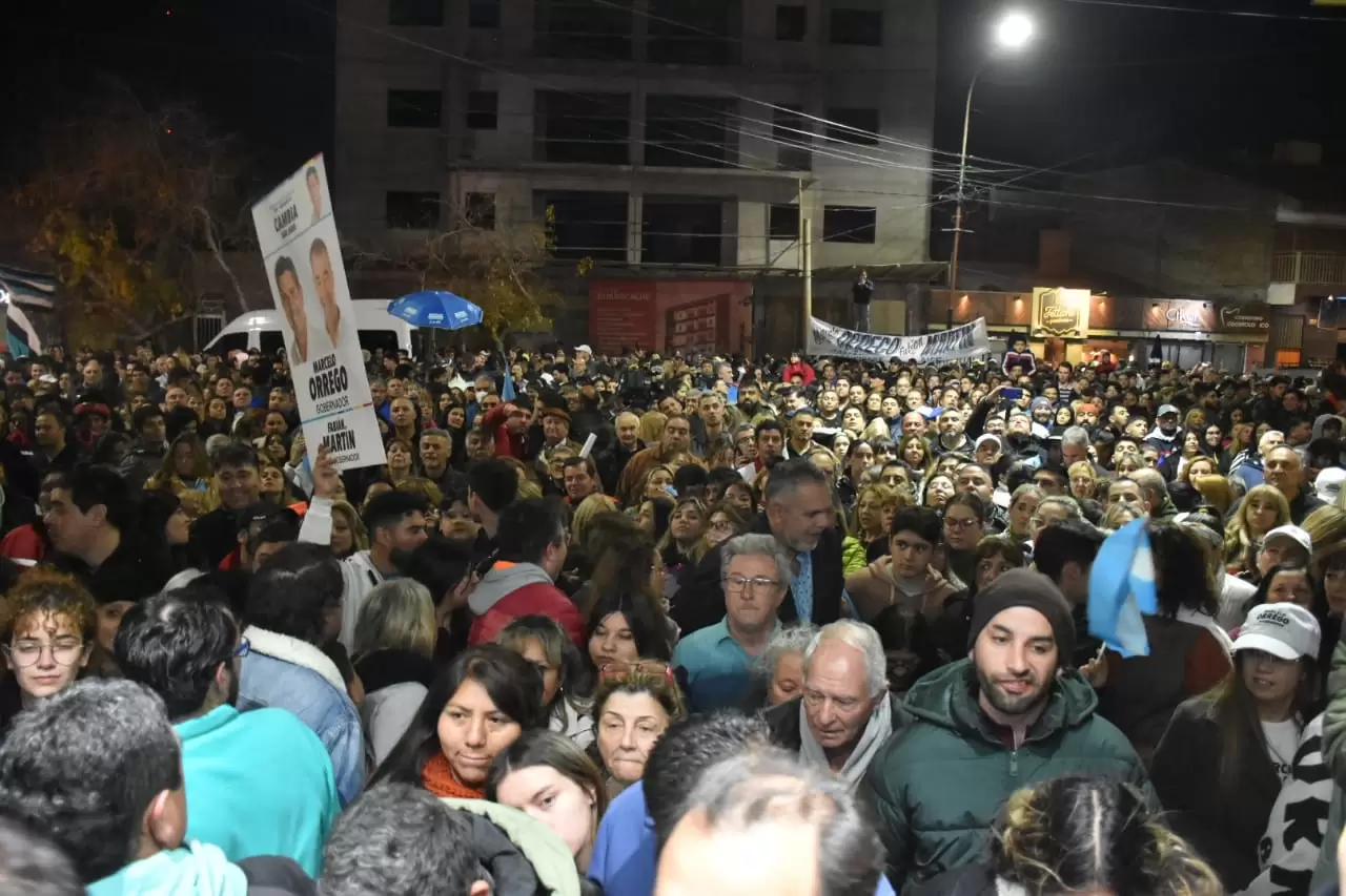 Marcelo Orrego junto a Rodríguez Larreta en los festejos