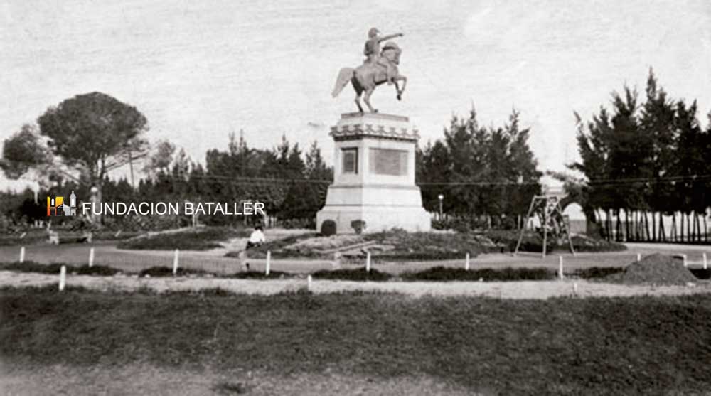 La estatua de San Martín
