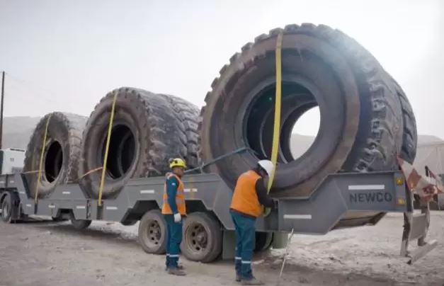 En octubre estará funcionando la recicladora de neumáticos mineros