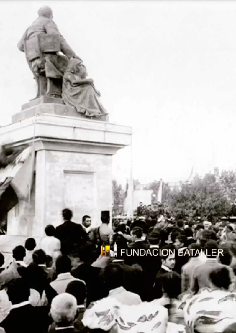 El día que se inauguró el monumento