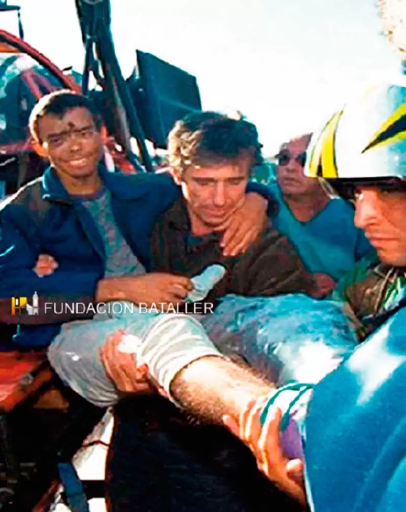 El joven andinista encontrado con vida