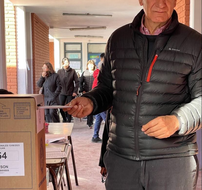 Juan Carlos Gioja: «Hay conciencia del ciudadano que tiene que venir a votar»