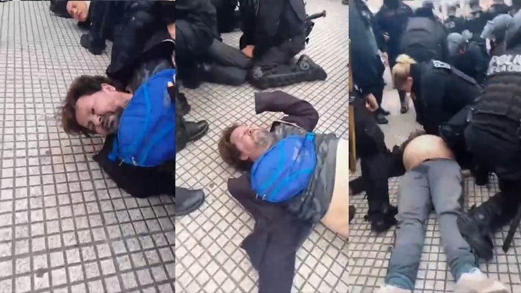 Corte en el Obelisco: tras ser arrestado, un manifestante se descompensó y murió