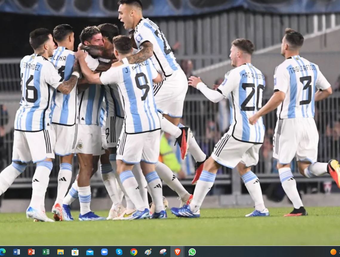 Argentina gustó y le ganó 1 a 0 a Paraguay