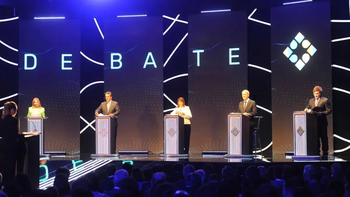 Debate presidencial: Milei, Bullrich y Massa no se sacaron diferencia en el primer cara a cara