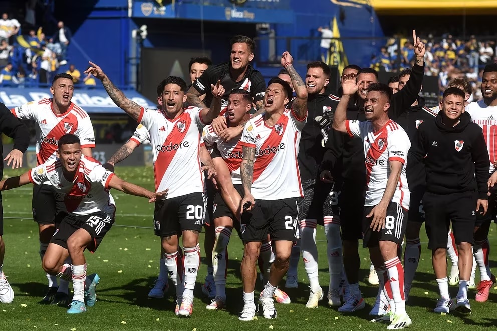 River Le Ganó A Boca En La Bombonera Después De Cinco Años Y Festejó En