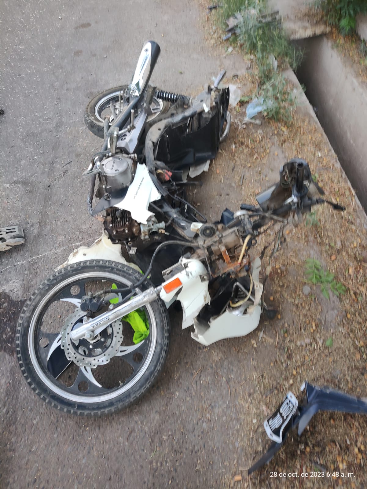 Murió un motociclista embestido por un conductor con alcohol en sangre