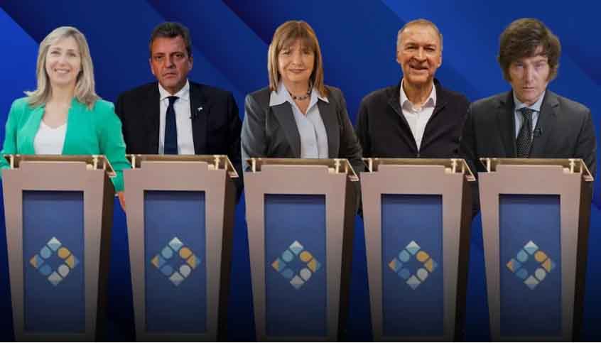 Los candidatos se enfrentarán en el primer debate presidencial: ajustes de estrategias tras el escándalo Insaurralde