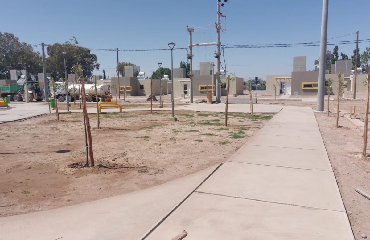 Mañana entregan un barrio de 52 viviendas para los taxistas sanjuaninos