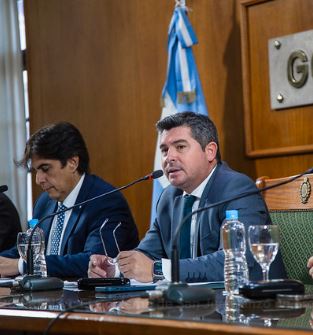 El gobernador Marcelo Orrego