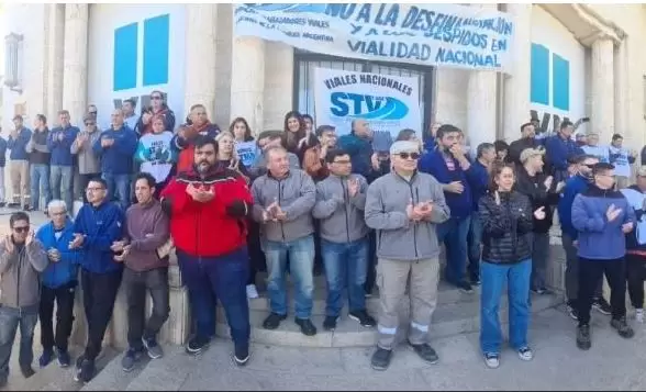 Vialidad Nacional, reclamo de trabajadores