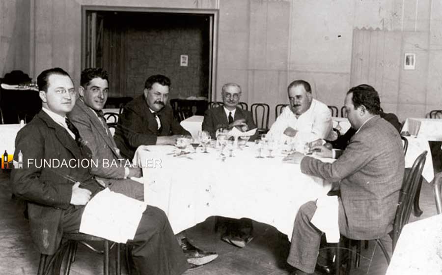 Aldo y Federico comparten un almuerzo