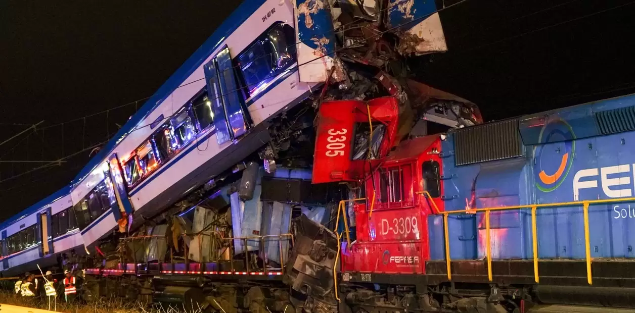 Choque de trenes en Chile: hay dos muertos y nueve heridos
