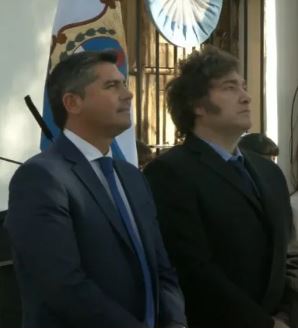 Orrego viajó a Tucumán a firmar el Pacto de Mayo