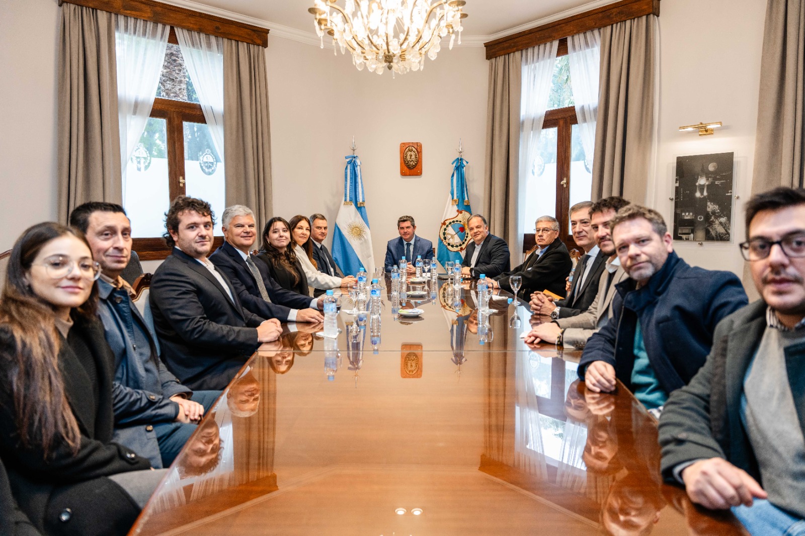Orrego firmó el Acta de Entendimiento que reactiva la obra de Ruta 40 Sur
