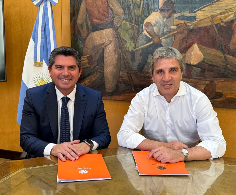 Orrego se reunió con Caputo y le pidió ampliar el financiamiento para rutas y el túnel de Zonda