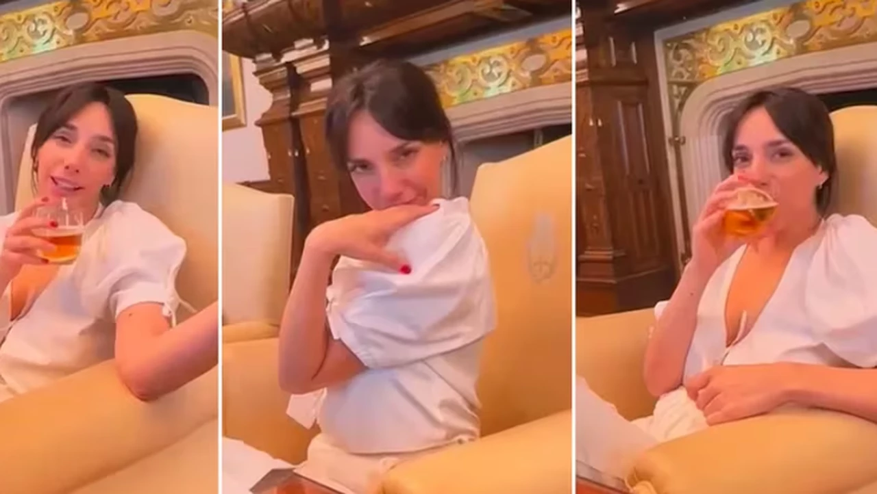 Escándalo: se conoció un video del expresidente con Tamara Pettinato en Casa Rosada