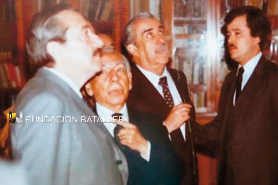 Alfonsín en la Casa Natal de Sarmiento