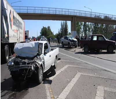 Avenida de Circunvalación: choque múltiple originó inconvenientes y demoras