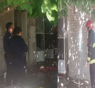 Incendio en vivienda: rescataron a 6 hermanitos que estaban encerrados