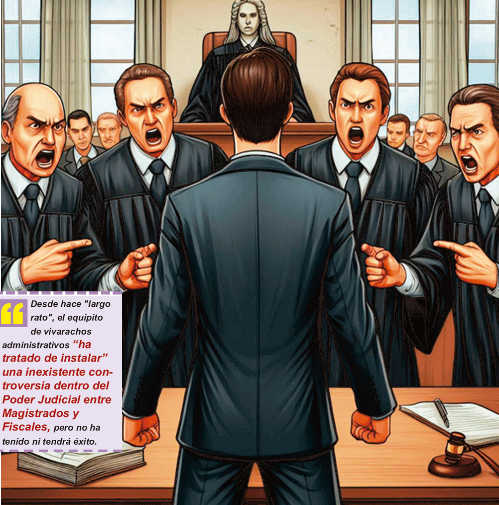 La gran mentira “fiscales vs. Jueces»