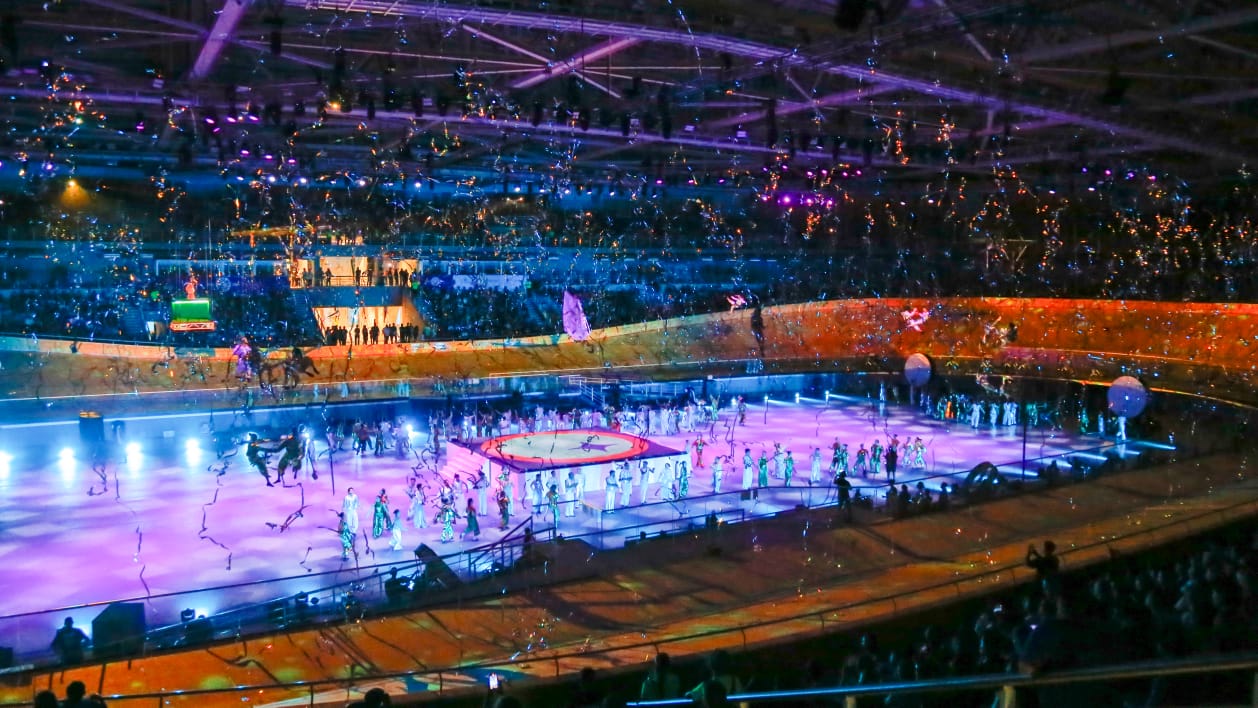 Arte, danza y deporte: el show central Somos Energía brilló en la primera noche de la FNS