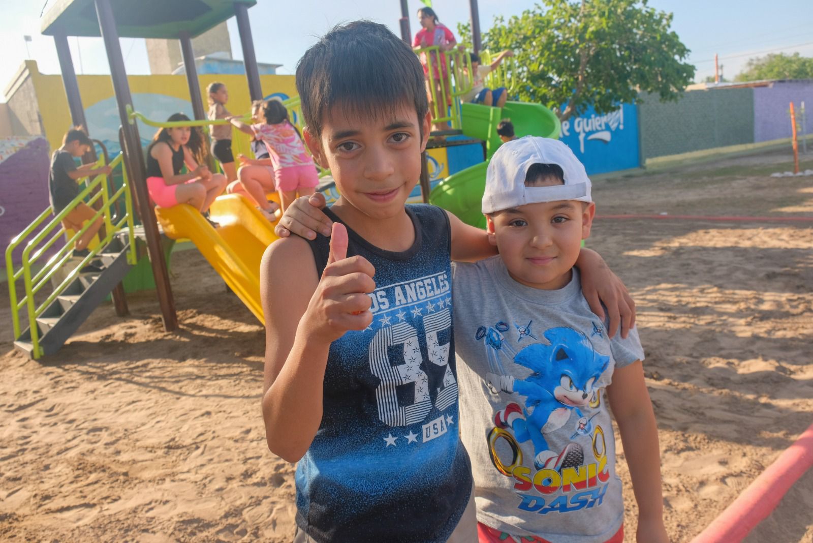 El Barrio Las Calandrias en Chimbas estrenó su nueva plaza