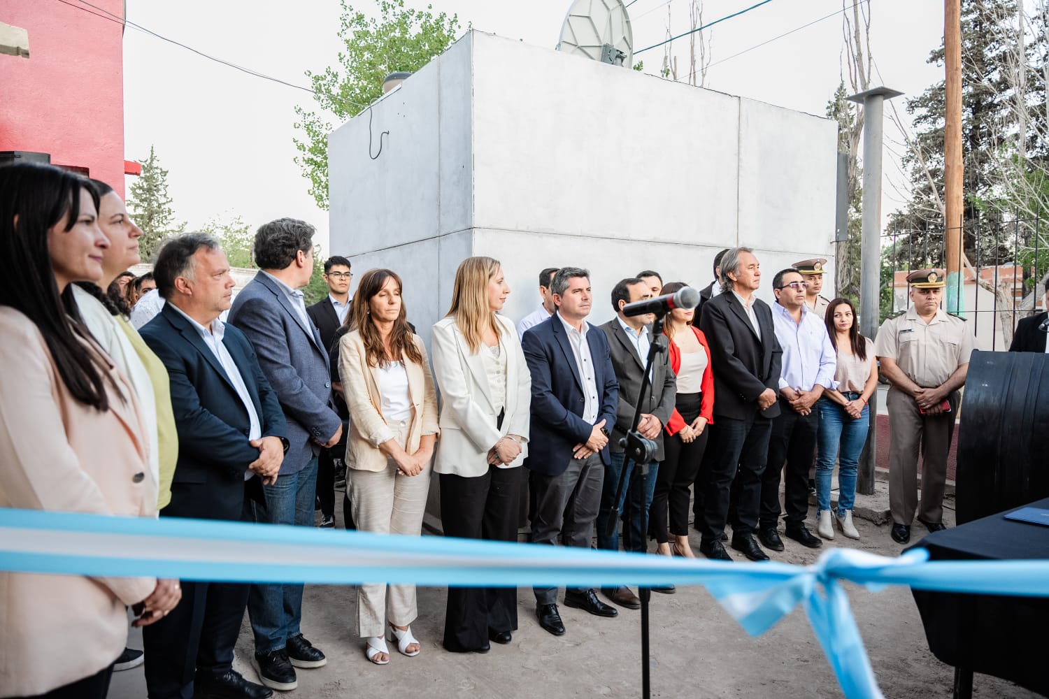 Orrego inauguró una delegación del Registro Civil en Las Flores
