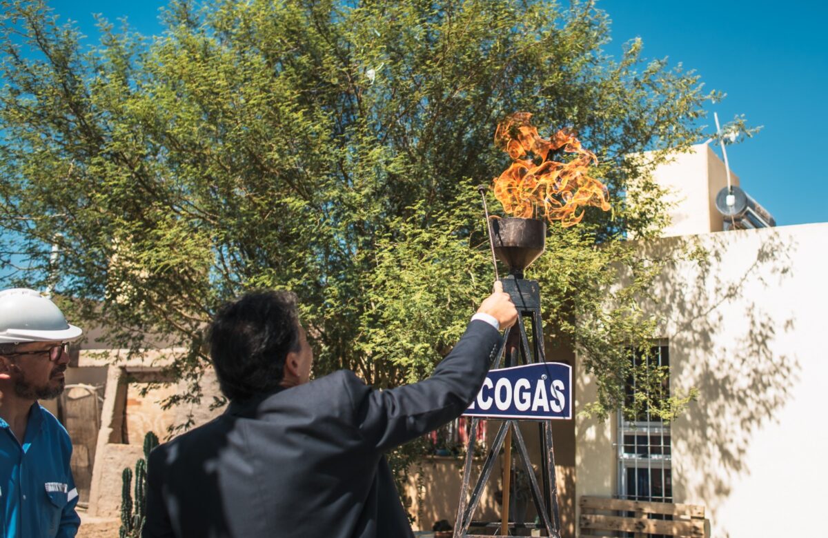 En Chimbas, 216 familias ya cuentan con el servicio de gas