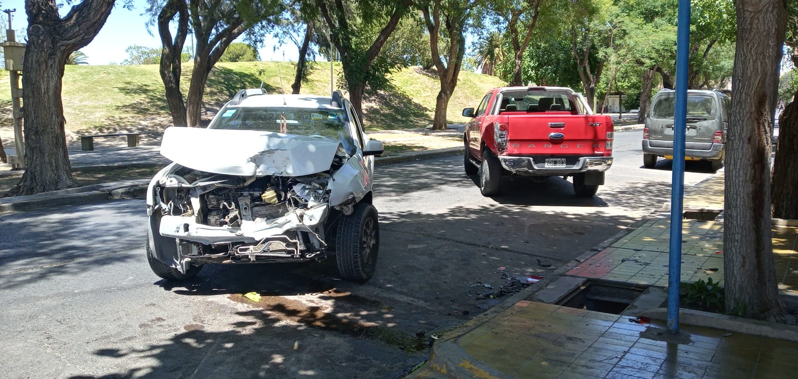 Fuerte choque en Capital: una menor debió ser internada de urgencia