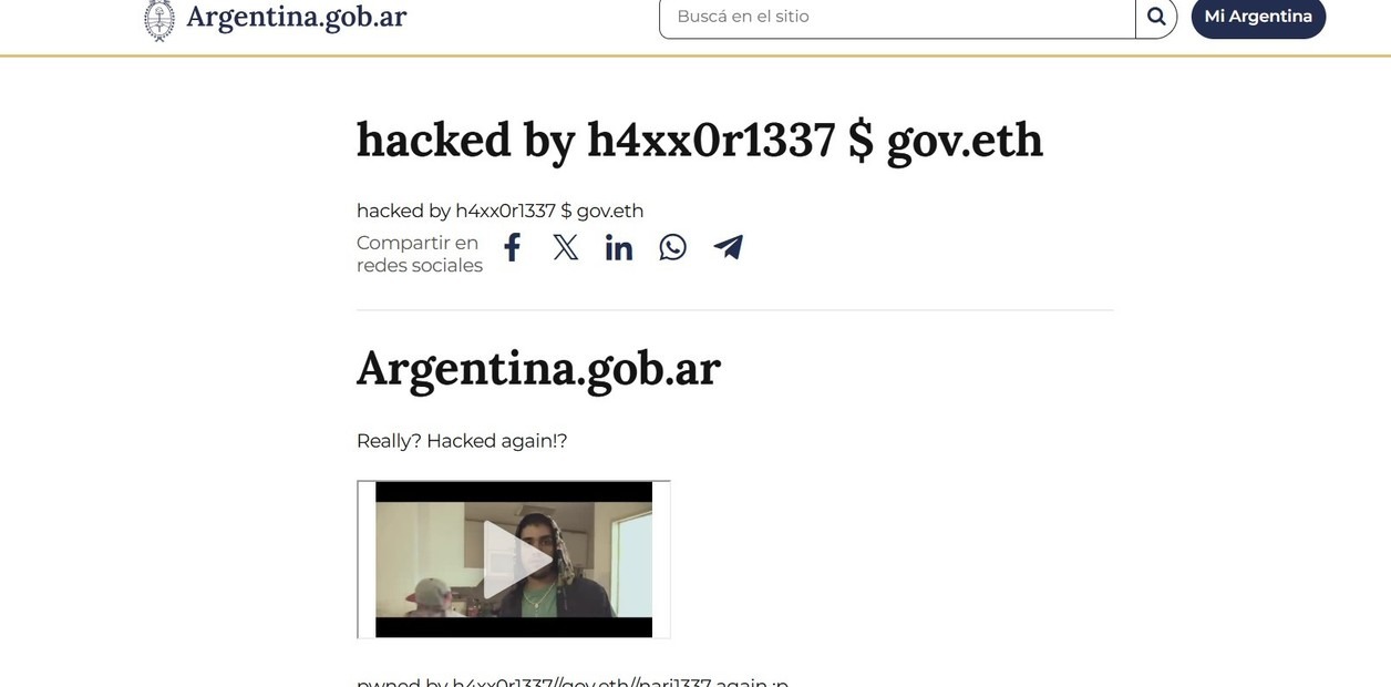 El Gobierno confirmó el hackeo de Mi Argentina y cuestionó la falta de inversión en ciberseguridad