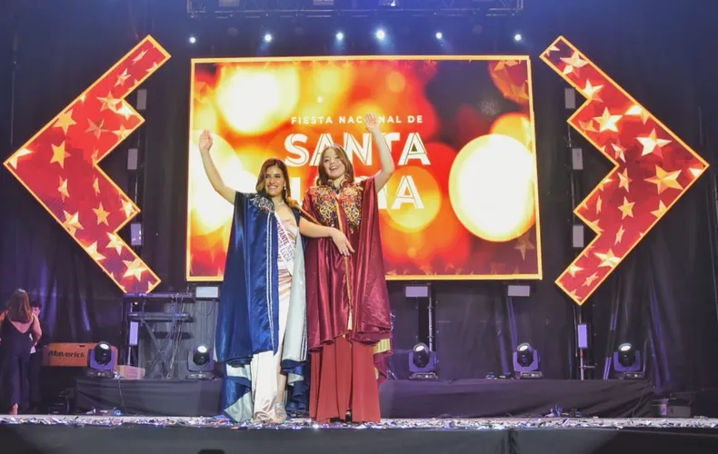 Santa Lucía tuvo su gran cierre de la Fiesta Nacional y sus nuevas representantes