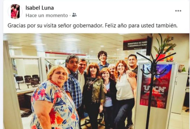 En la previa de Año Nuevo, Marcelo Orrego visitó a los trabajadores del Centro Cívico