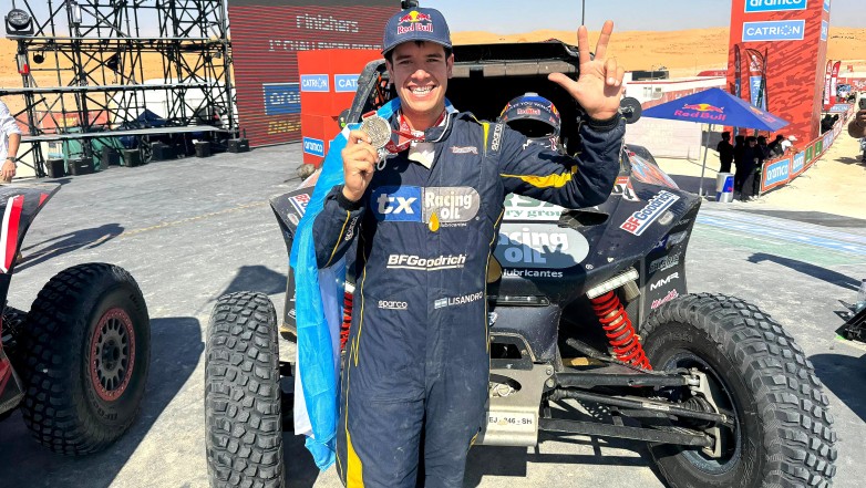 Lisandro Sisterna finalizó el Dakar con podio