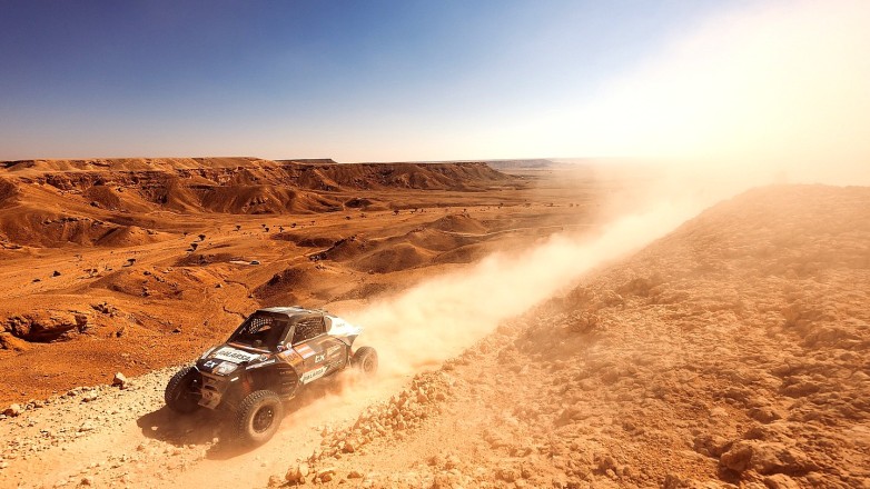 Lisandro Sisterna subió al tercer puesto en su categoría en el Dakar