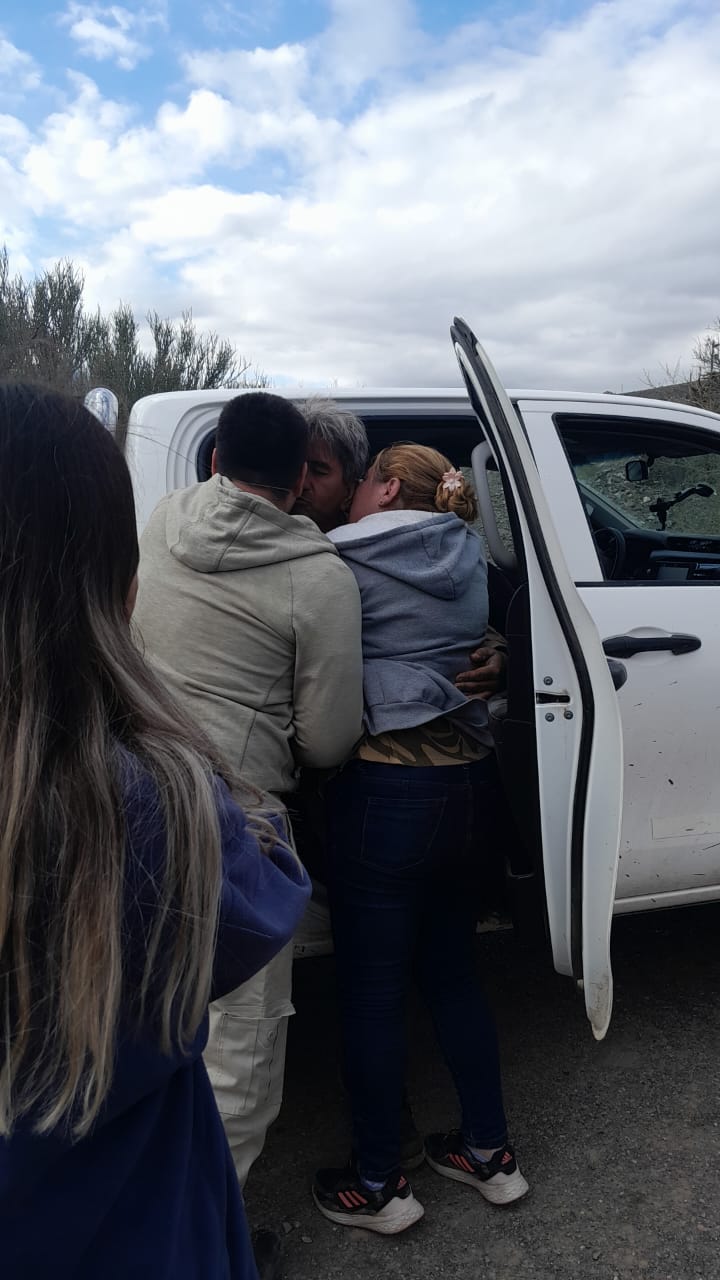 Hallaron al trabajador que se había llevado la corriente en Calingasta, sano y salvo