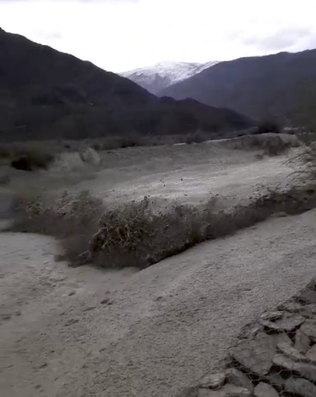 Impresionante bajada de creciente en Calingasta y en Jachal: advierten peligro en los badenes y piden no viajar de noche