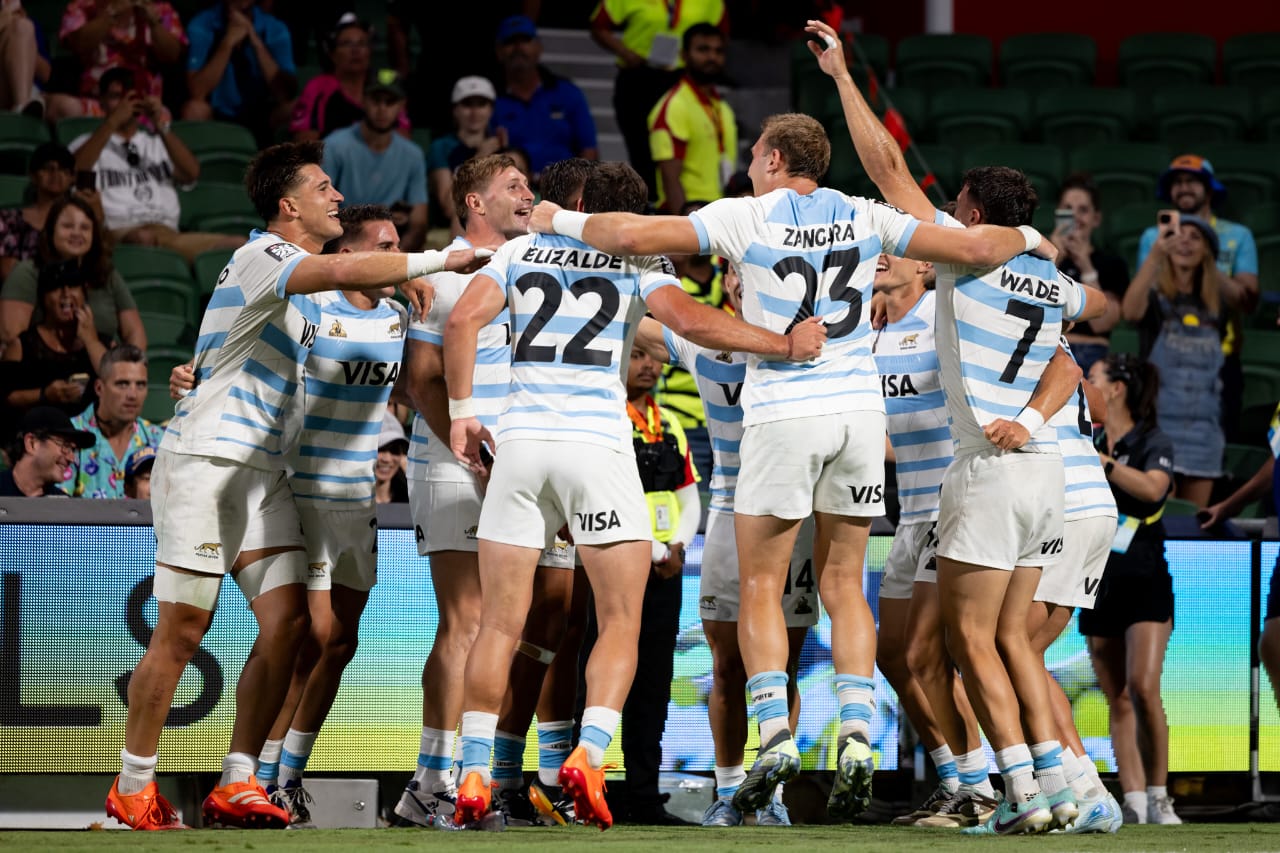 Rugby: Los Pumas 7s vencieron a Australia y se consagraron campeones en el Seven de Perth
