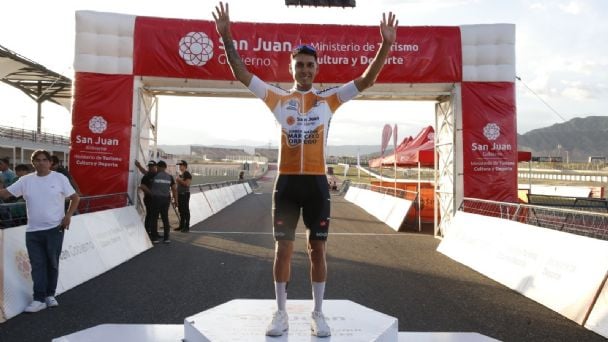 Nico Tivani fue el gran ganador de la primera etapa de La Vuelta a San Juan