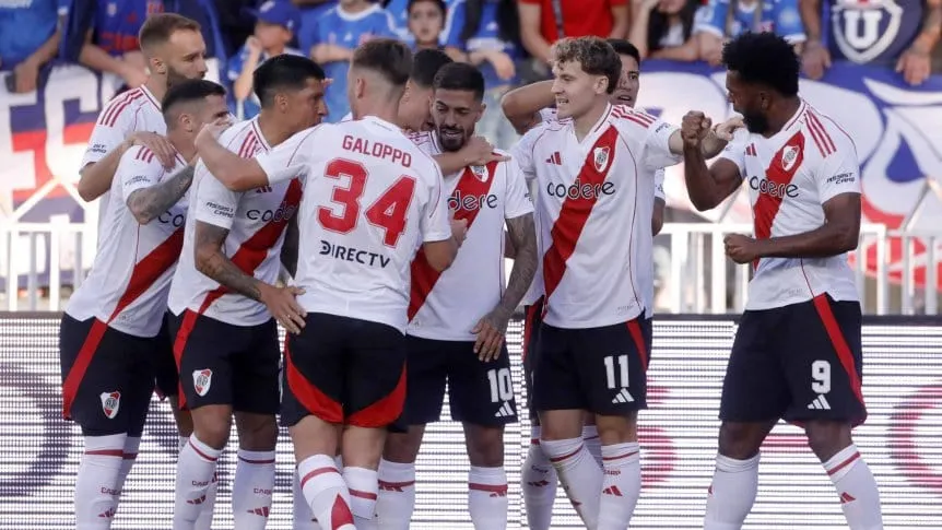 River le ganó a la Universidad de Chile 