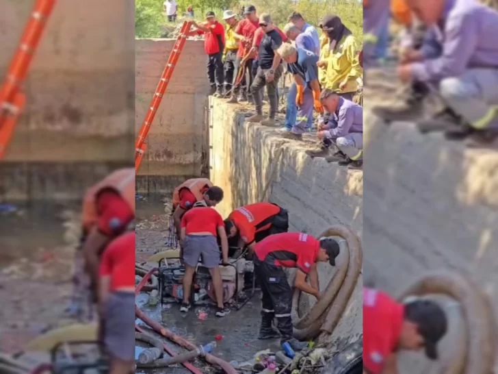 Detallaron cómo es el operativo de búsqueda intensa del niño que cayó al canal Céspedes
