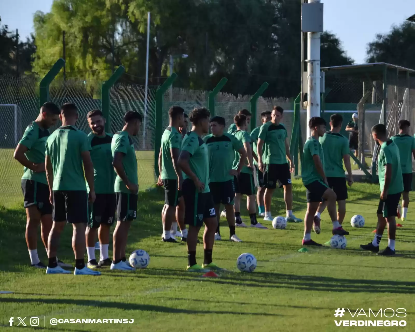 San Martín se prepara para jugar con River